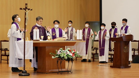 2021-1학기 개강미사 中 신임교원 소개